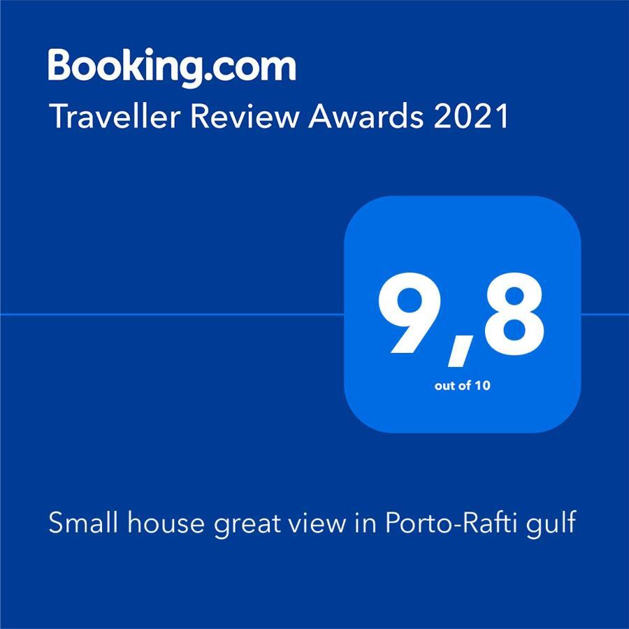 Small House Great View In Porto-Rafti Gulf Porto Rafti Bagian luar foto