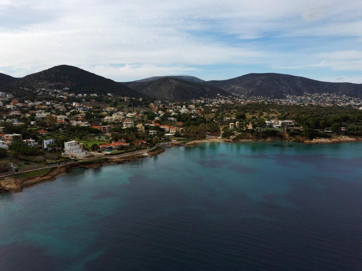 Small House Great View In Porto-Rafti Gulf Porto Rafti Bagian luar foto