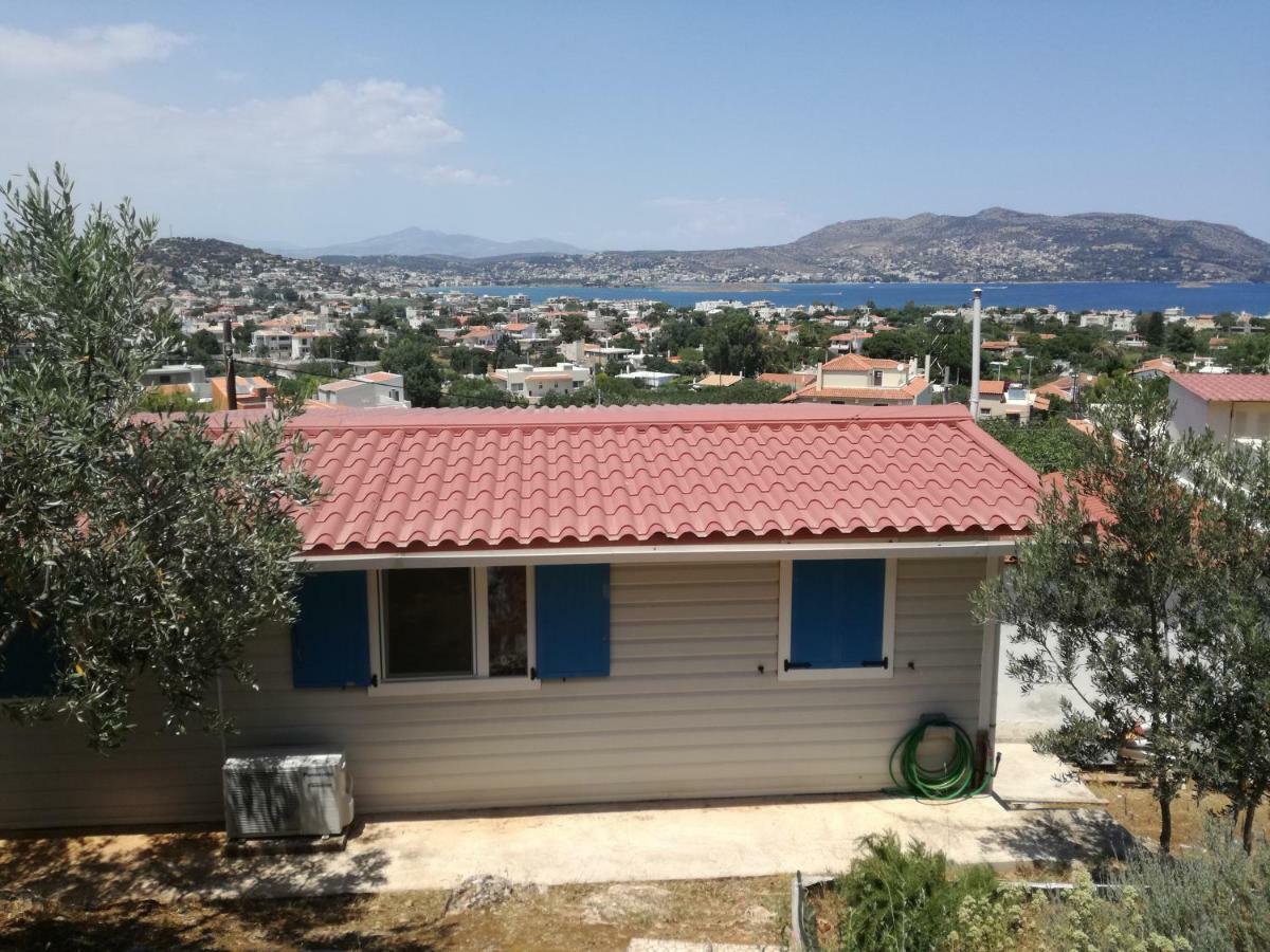 Small House Great View In Porto-Rafti Gulf Porto Rafti Bagian luar foto